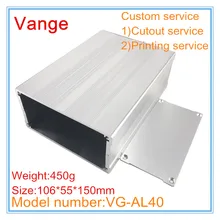 1 шт./лот экструдированный алюминиевый корпус 6063-T5 алюминиевая проектная коробка 106*55*150 мм два цвета доступны для Устройства Запуска