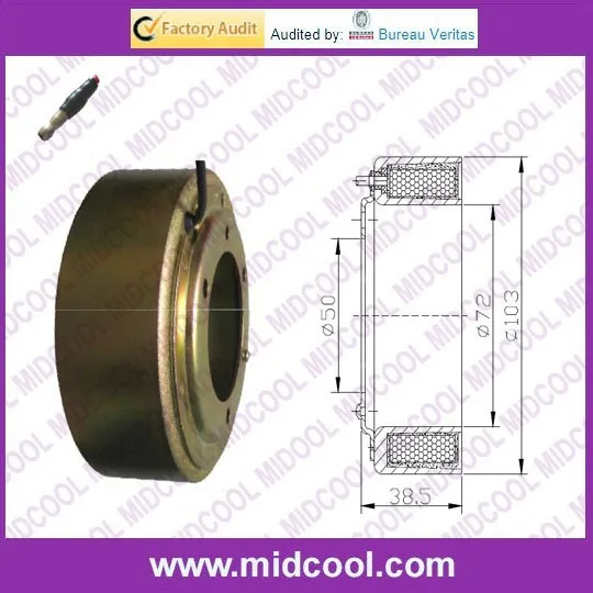 

Auto AC Compressor Clutch Coil FOR SANDEN SD508 12V(Aluminum line)