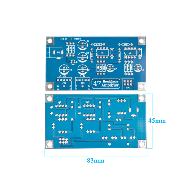 Aiyima Headphone Amplifier Audio Board Amplificador 47 Classic Headphone Amplifier DIY Kit with Case