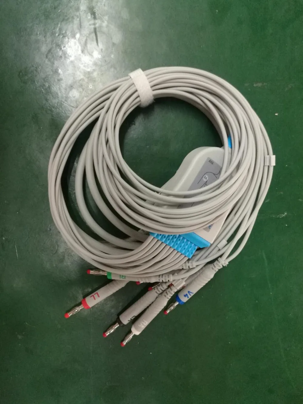 10 шт./лот совместимый новый кабель schekg с проводами leadaha ECG для пациента Banana4.0 AT1 AT3 AT5