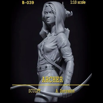 

1:10 Resin Figure Bust Model Female Archer X177