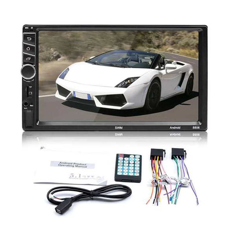 

Car Radio Stereo Android 7.1 MP5 Quad 3G WIFI 7 inch Dual 2DIN GPS Player CAM Auto Radio Car Multimedia Player Autoradio