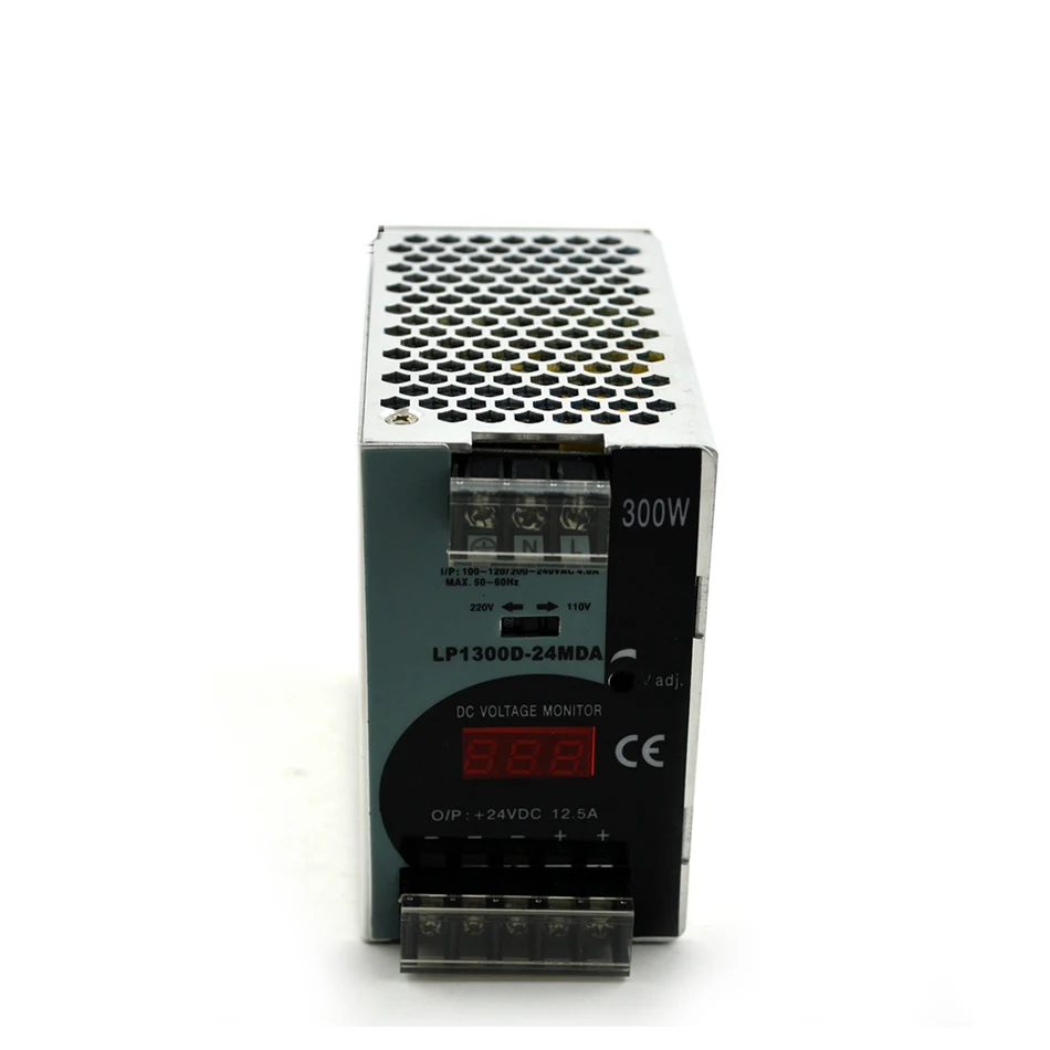 Импульсный блок питания для компьютера 300 Вт 24 В 12.5a LP-300-24 din-рейку импульсный источник питания ac-dc led драйверов с Цифровым дисплеем