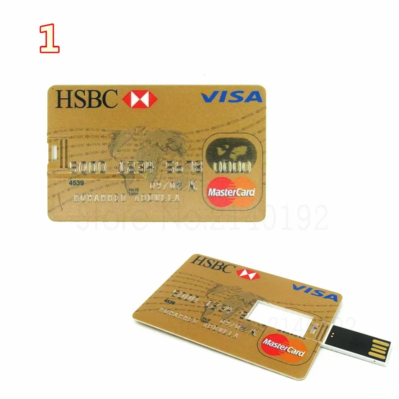 JASTER® New Waterproof Super Slim Credit Card USB Flash Drive 32GB Pen