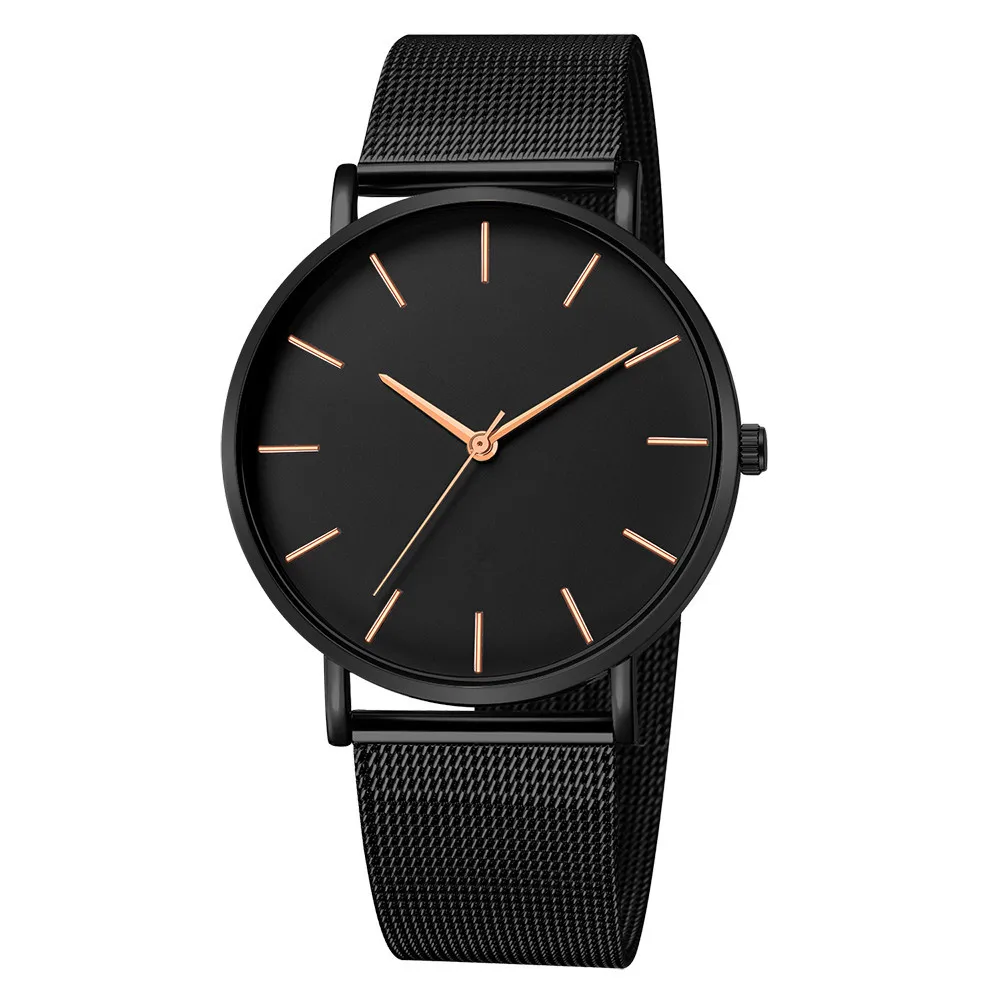 Роскошные ультра тонкие наручные часы для мужчин Лидирующий бренд кварцевые мужские часы мужские стальные часы Новые дропшиппинг Relogio Masculino