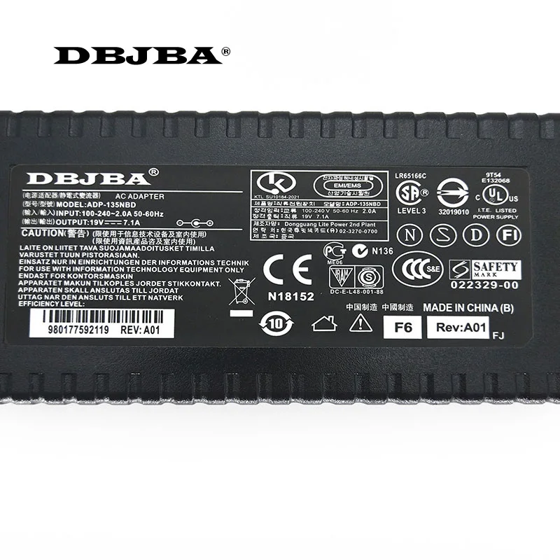 19V 7.1A адаптер зарядное устройство для HP 397747 001 592491 DC7800 DC7900 Elite 8300 8200 8000 7900 7800