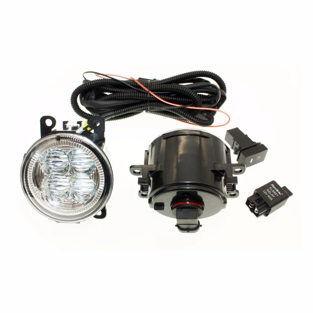 For MITSUBISHI L200 KB_T H11 Wiring Harness Sockets Wire Connector Switch + 2 Fog Lights DRL Front Bumper 5D Lens LED Lamp -in Car Light Assembly from ...