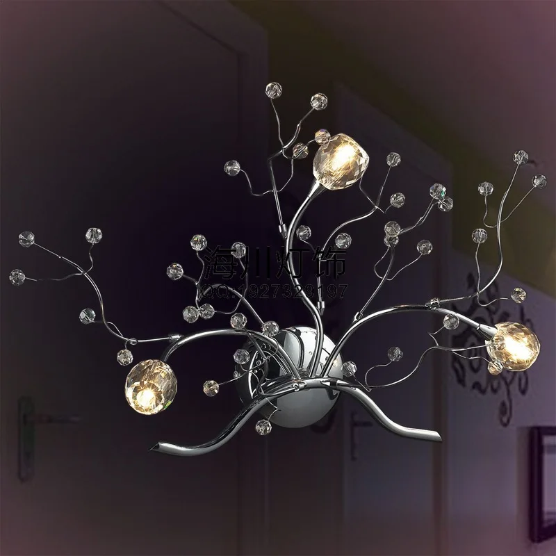  Crystal wall lamp factory direct branch aisle lights at home living room bedroom wall lamp lighting - 32608895518