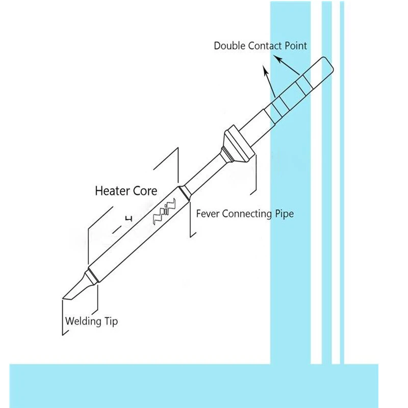Оригинальная замена паяльного наконечника для TS100 цифровой ЖК-паяльник