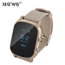 SIM Card Fashion Smart Watch Wireless WIFI SOS GPS Locator for IOS Android Samsung iPhone Xiaomi