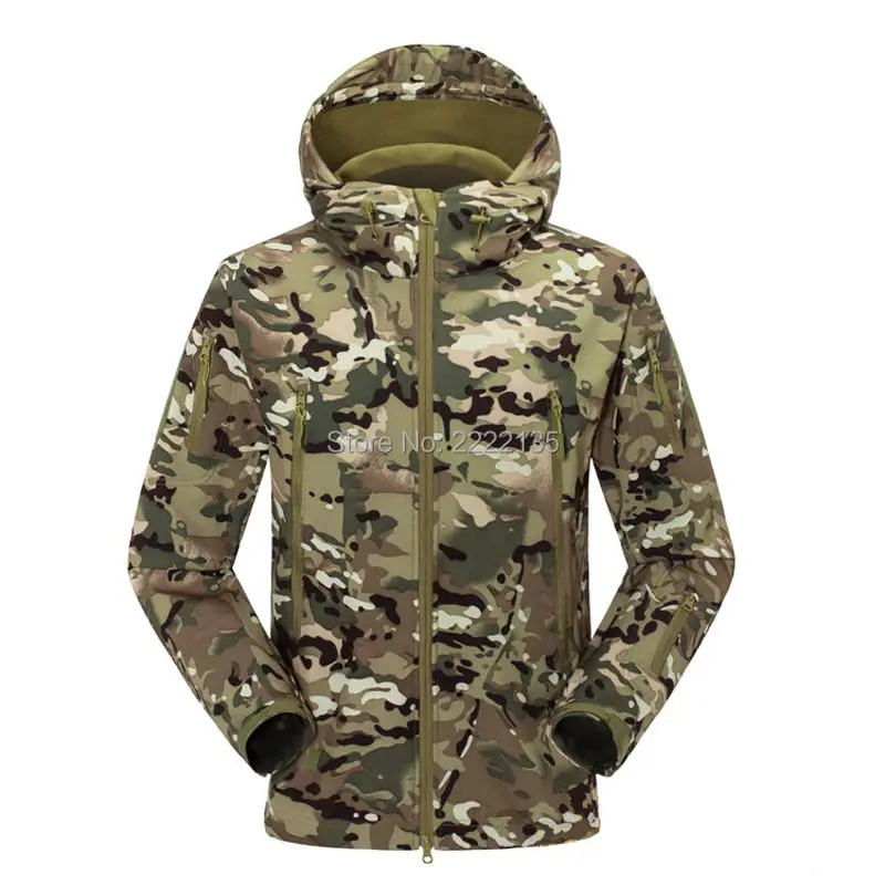 fleece camouflage jacket
