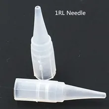 Fresshipping 100 шт./лот 1RL пластиковая машинка "Goochie" наконечники для перманентного макияжа тату машина татуировки пластиковые наконечники 1RL поставка
