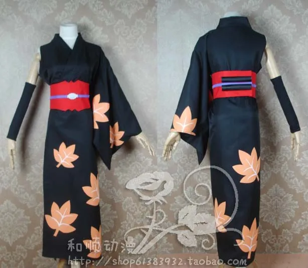 

Anime GINTAMA Cosplay Tsukuyo Cos Halloween Party Cos male / female Japanese high quality printed kimono Costume