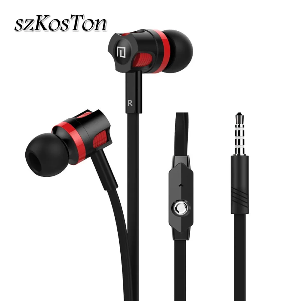 Наушники 3 5 мм Jack гарнитура HIFI наушники с микрофоном спортивные для Meizu Sony Xiaomi Huawei