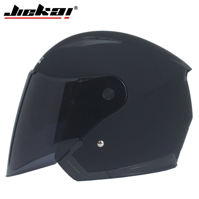 Подлинный шлем JIEKAI moto rcycle moto rbike с двумя линзами Лето/зима Открытый шлем moto capacete para moto cicleta casco - Цвет: b5