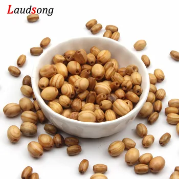 

5x8 6x8 8x10mm Natural Pine Wooden Beads Oval Loose Spacer Beads For Diy Jewelry Making Handmade Necklace Bracelet Accessories