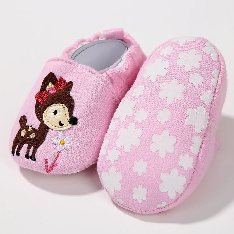 Первые ходунки CartoonShoes Bebe мокасины для малышей 0-24 м нескользящая Мягкая подошва обувь для маленьких мальчиков и девочек