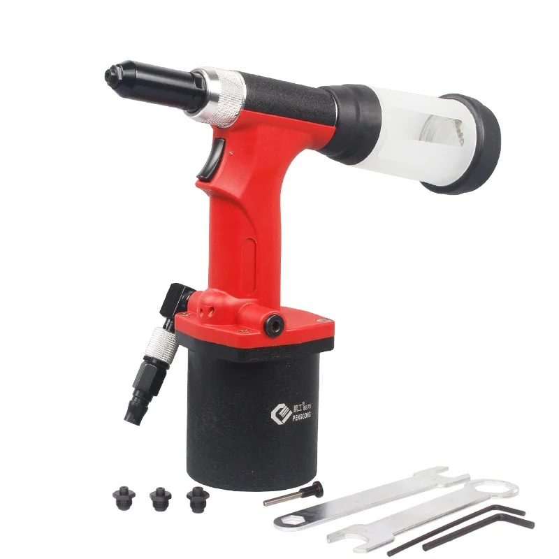 

Automatic Pneumatic Pull Nail Gun Self-Priming Stainless Steel Core Rivet Gun Industrial Grade