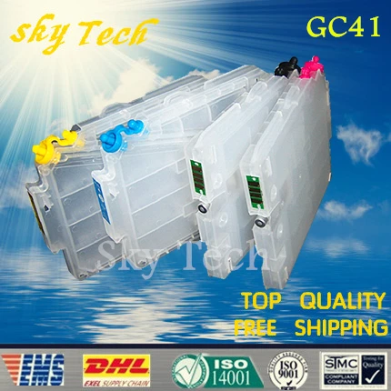 

Empty Refillable cartridges for GC41 GC-41 ,suit for Ricoh SG2100 SG2010L SG3120 SG3100 SG3110DN SG3110DNW SG7100 ,with ARC Chip