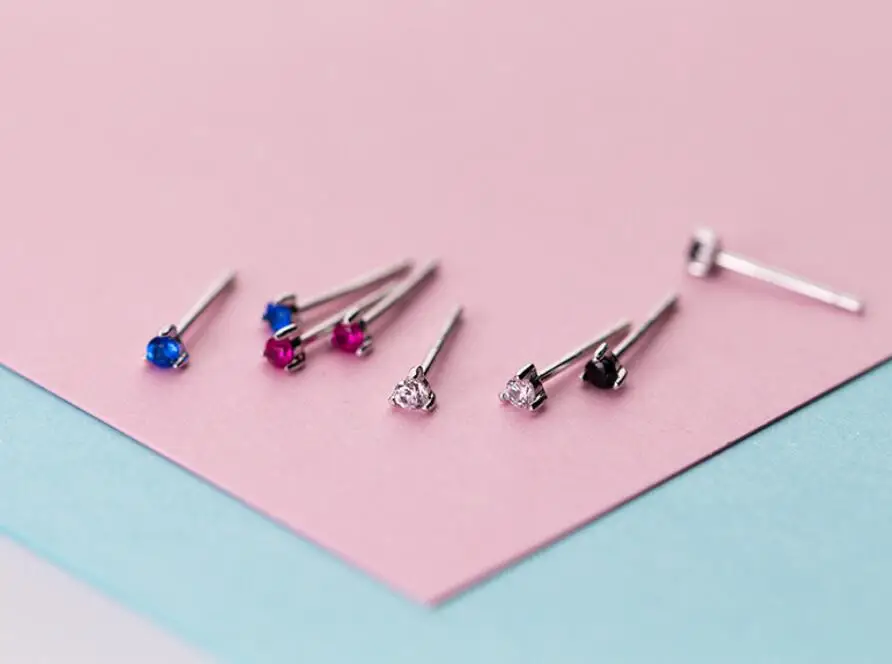 sterling silver earrings for helix piercing