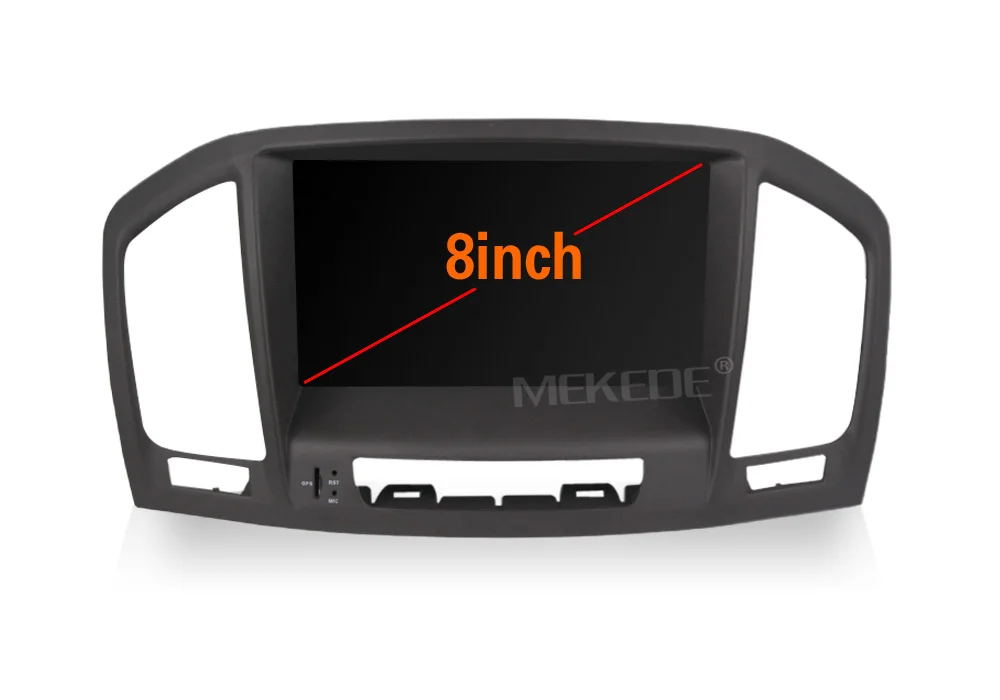 Discount 8inch HD Car GPS Navigation FM Bluetooth AVIN Map Free Upgrade Navitel Europe for Opel Vauxhall Insignia CD300 CD400 2009-2012 6