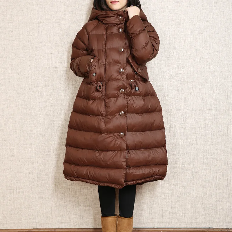 

2016 new winter coat, Korean feather cotton long irregular thin cotton padded jacket size coat tails