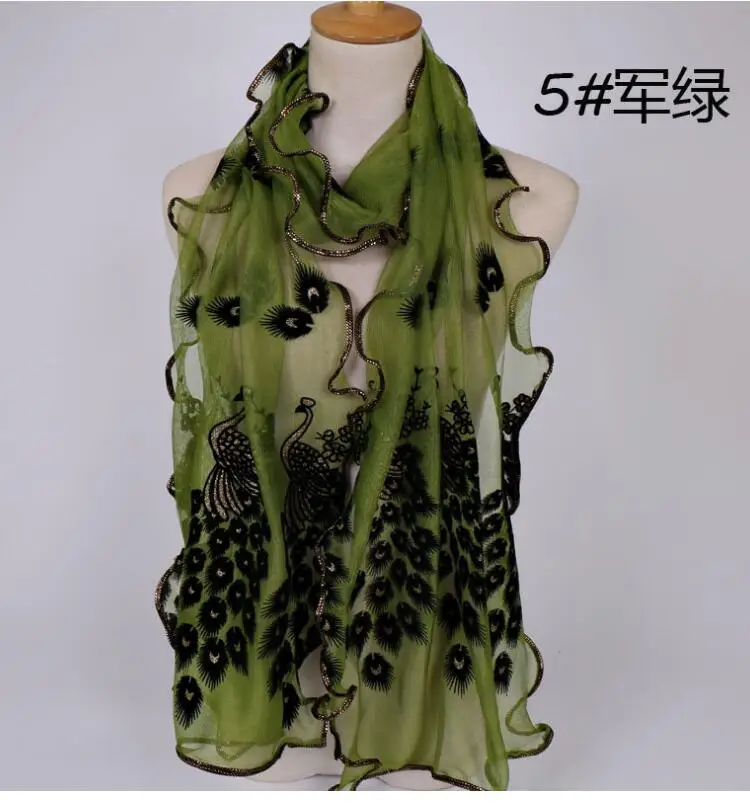 MSAISS 190*40 см великолепный кружевной шарф Роскошные женские брендовые шарфы женская шаль высокого качества с принтом хиджаб шарф