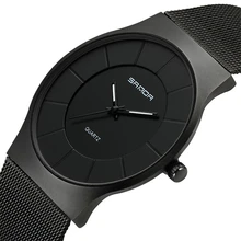 SANDA Simple Womens Watches Stainlees Steel Band Case Thin Fashion Watches Quartz Wristwatches for Ladies Female Wristwatches
