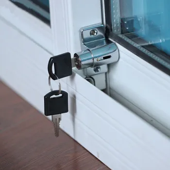

Plastic steel Door window locks child safety lock sliding doors and windows security locks aluminum window locks