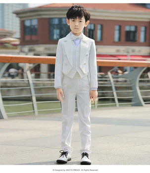 

High Quality Elegant Wedding Boys Suits Worsted Picture Color Regular Special Wedding Boys' Attire XY016