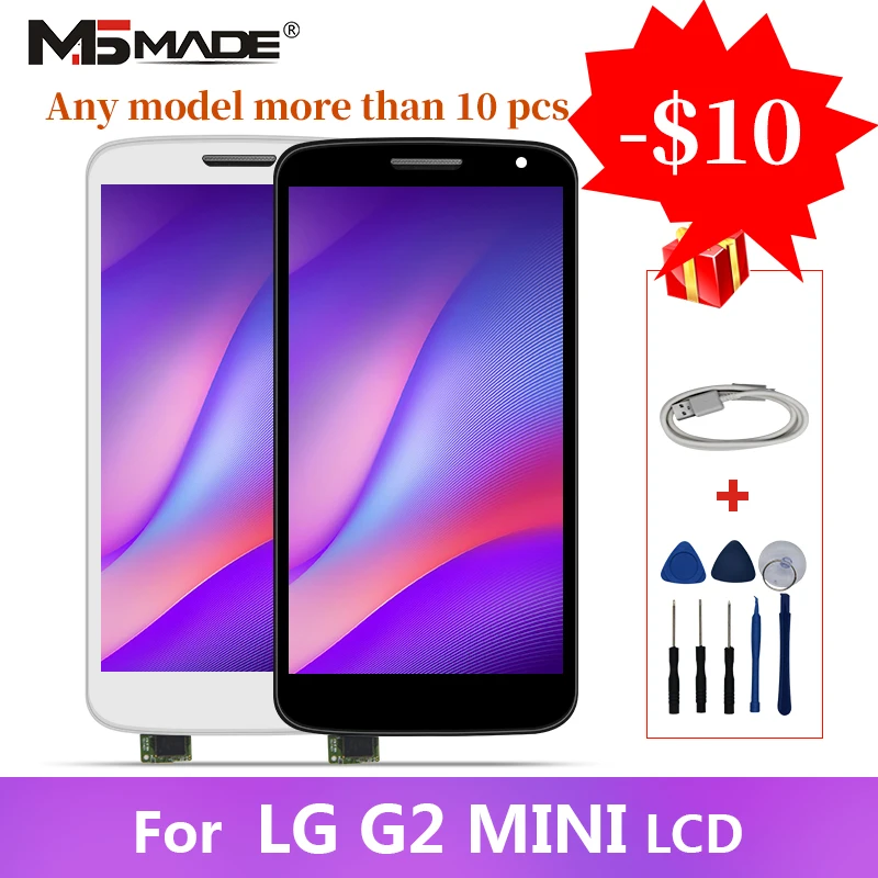 

Original LCDs For LG Optimus G2 Mini D620 D618 LCD Touch Screen Digitizer Display Replacement Parts With Frame 100% Tested