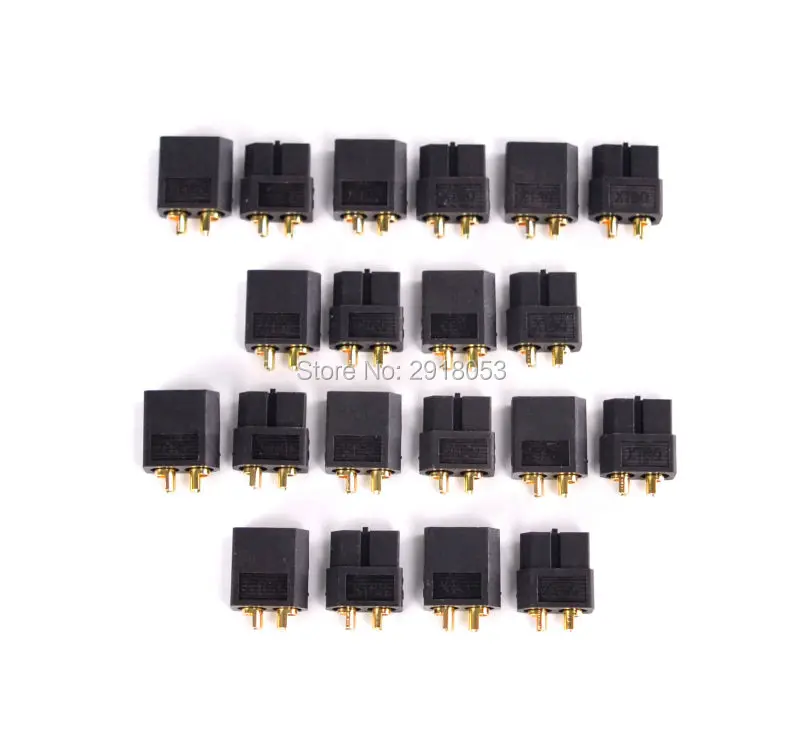 

20pcs XT60 XT-60 Male Female Bullet Connectors Plugs For RC Lipo Battery (10 pair)