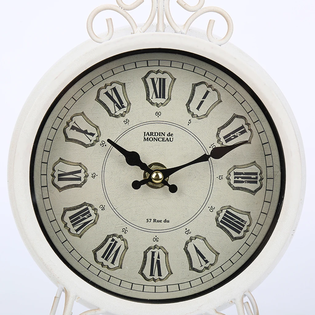 Kids Room Bedside Silent Sweep Alarm Clock Rooms Decor AA Battery Table Desk Clock Shelf Display