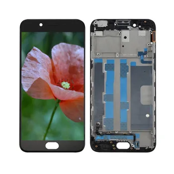 

For Oppo R9S Touch Screen Digitizer Glass LCD Display Assembly with Frame Free Shipping + Tools