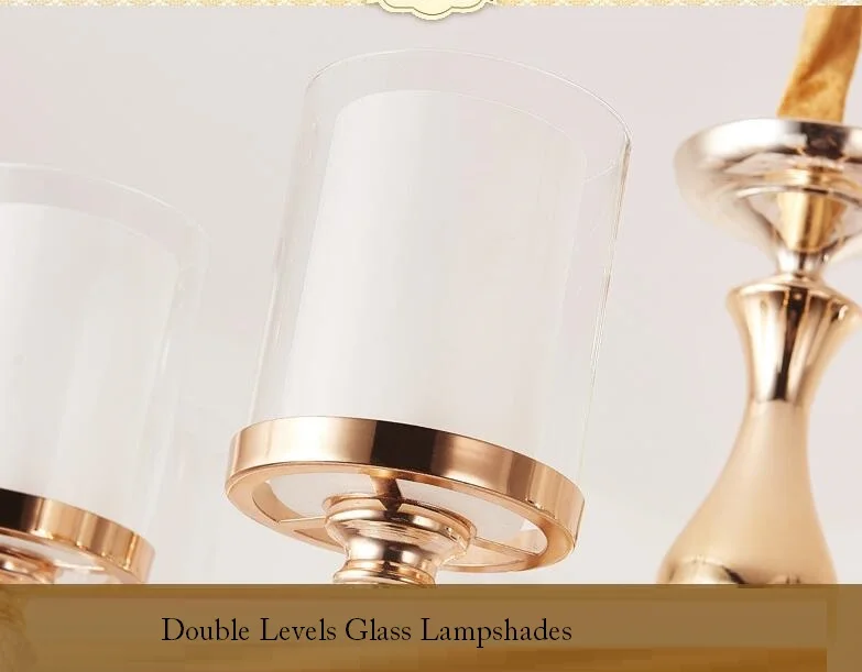 Золотая люстра для кухни, столовой, спальни, lustre chambre, кухонная светодиодная подвесная люстра, Подвесная лампа