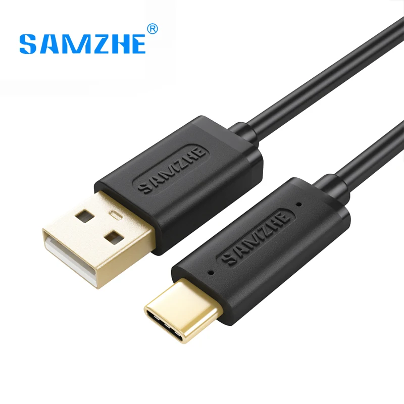 SAMZHE USB C Type C to USB Cable Reversible Cellphone