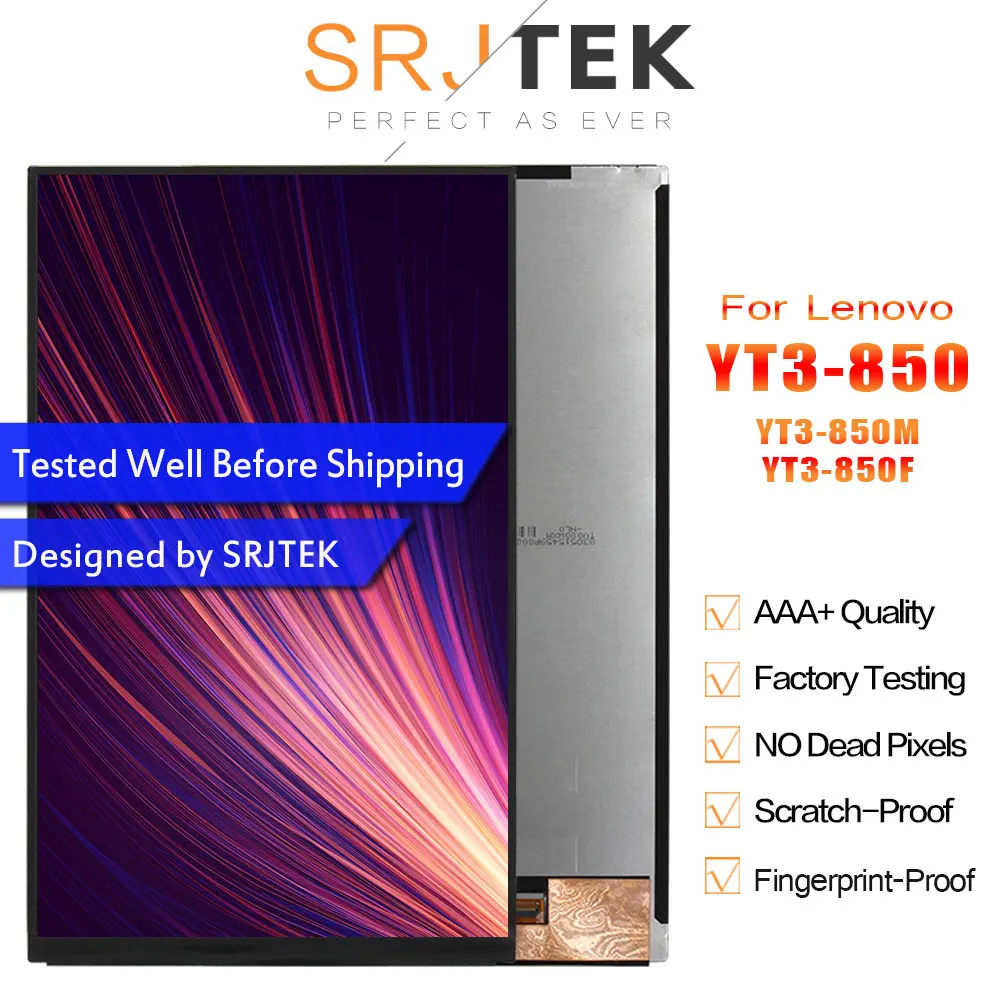 SRJTEK Matrix 8 &quotдля Lenovo YOGA YT3 850 850M LCD экран дисплей для планшетного ПК запасные