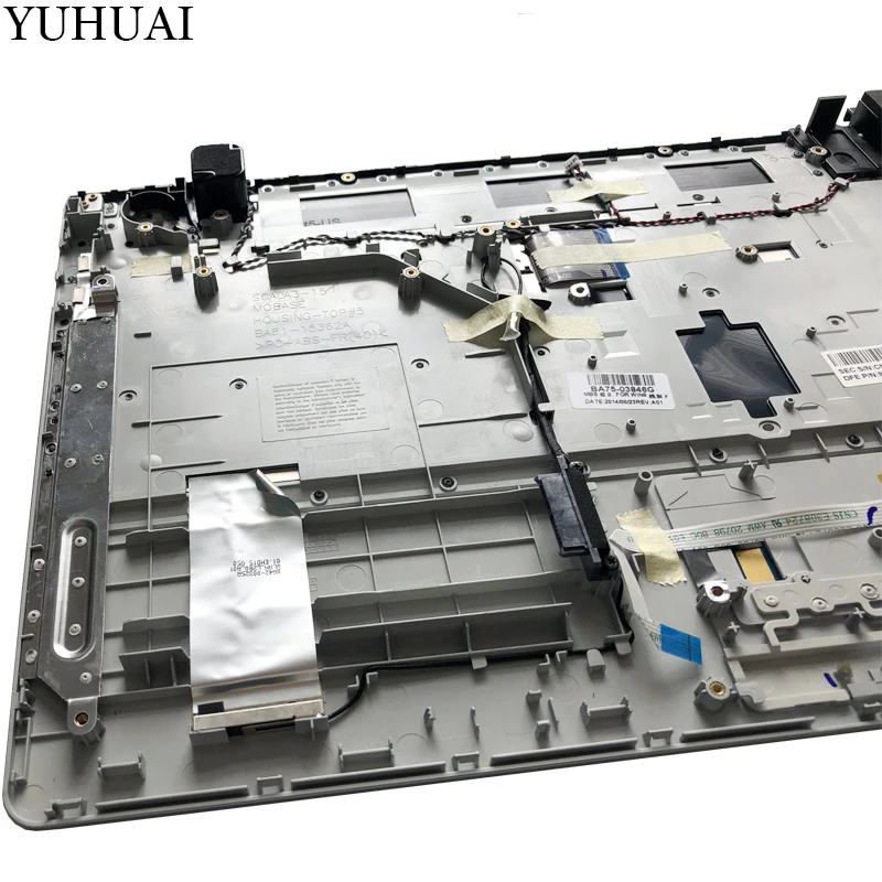 Nuevo para samsung NP300E5A NP305E5C NP300e5x NP305E5A 300E5A 300E5C 300E5Z ruso teclado portátil RU con el caso Palmrest Touchpad - 5