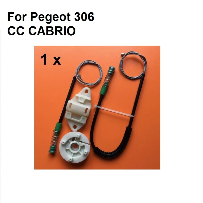 

CAR ELECTRIC WINDOW REGULATOR CLIPS KIT FOR PEUGEOT 306 CABRIOLET WINDOW REGULATOR REPAIR KIT FRONT RIGHT * NEW * 1993-1997