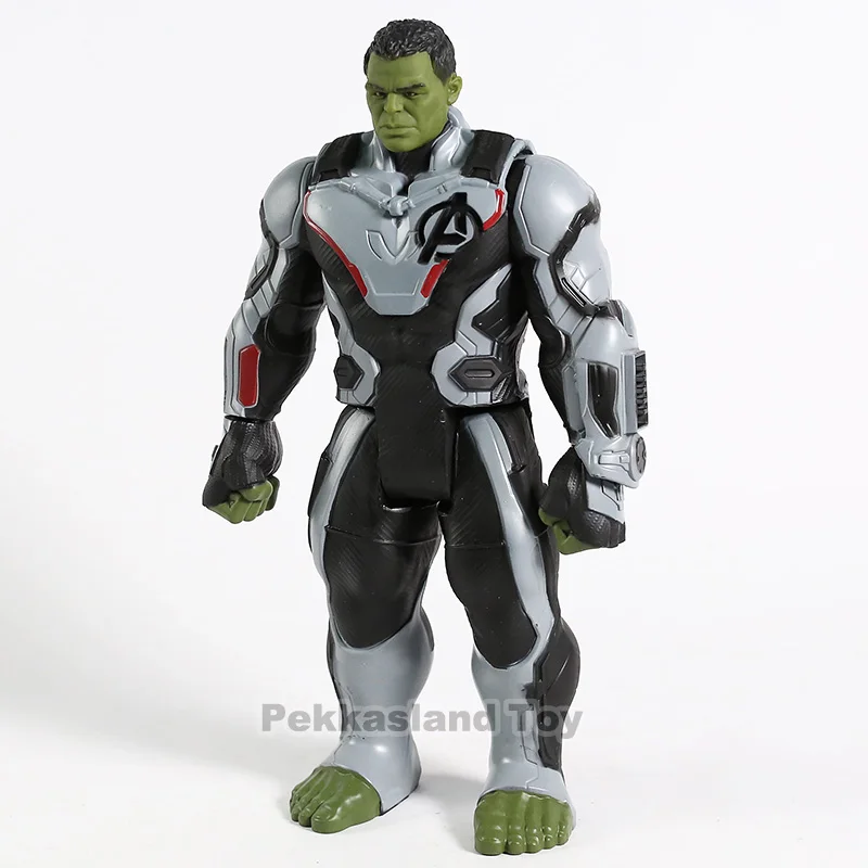 Мстители эндгейм Марвел Капитан квантовый боевой костюм команда Халк Железный человек Черная пантера танос фигурка модель игрушки