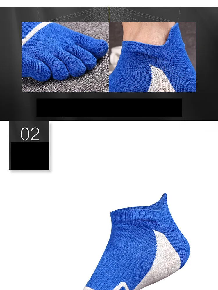 Мужские хлопковые носки с пятью пальцами осень-зима хлопок раздельный носок носки впитывающие пот предотвращают запахи антибактериальный