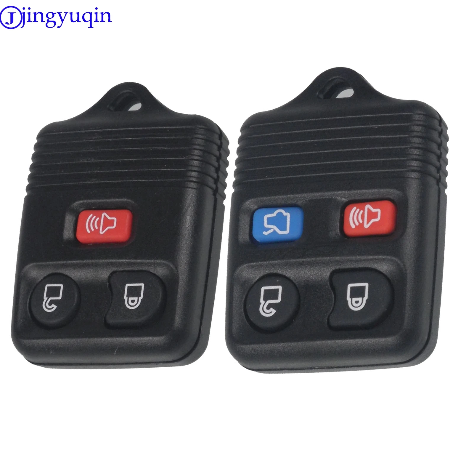 

jingyuqin 3/4 B Remote Car Key Transit Keyless Entry Fob For Ford Case Cover