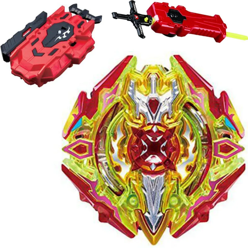 Спиннинг Top burst B 111 No.3 Z Achilles 4 deviced + LR RED Launcher и Sword Launcher|Волчки| |