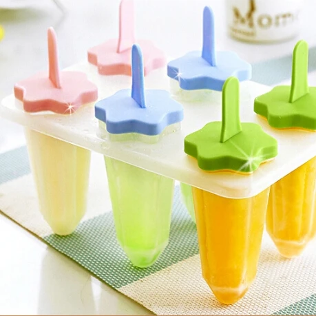 6 шт. DIY Popsicle Box Мороженое Поп форма леденец мороженое блок чайник Набор 18,5*14,5*12,5 см