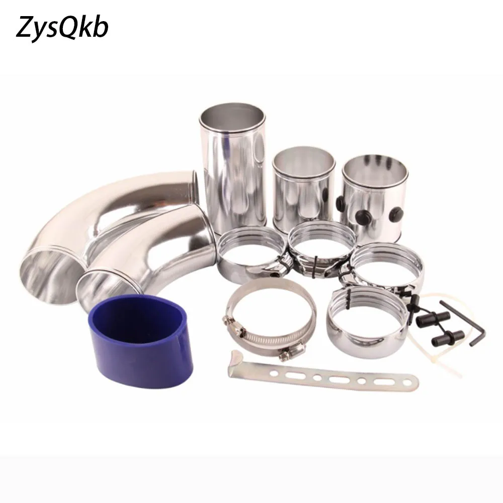 

Universal Car Auto 3" 76mm Air Intake Pipe Turbo Direct Cold Air Filter injection system Aluminum Alloy Intake Pipe Kit