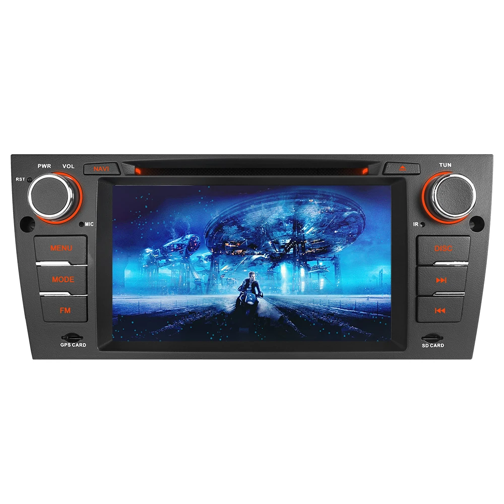 Excellent A-Sure 7 Inch 2 Din Android 8.1 Car Radio DVD GPS Sat Nav Stereo DAB+ OBD For BMW E90 Sedan E91 E92 E39 M3 3Series Coupe 2