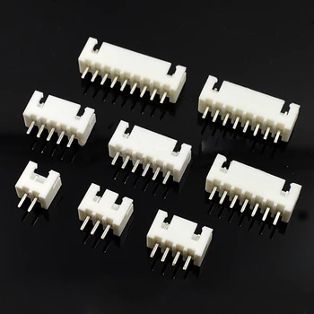 

20pcs Connector XH2.5mm Pitch 2/3/4/5/6/8/9P Straight Needle Seat Copper Feet White Plastic Connector