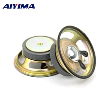 AIYIMA 2 шт. внешний 36 Магнитный прозрачный водонепроницаемый динамик 2,5 дюймов 66 мм 8 Ом 10 Вт динамик s