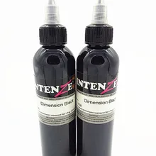 2 бутылка чернил для татуировки для подкладки и затенения новейший Племенной лайнер шейдер Пигмент черный 120 мл новейшее Высокое качество Перманентный макияж