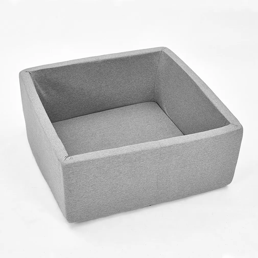 

Grey Pink Blue Square Pool Pit Play Tent Baby Fencing Tent Ocean Ball Dry Pool Without Ball For Kids Game Toy Tent Birthday Gift